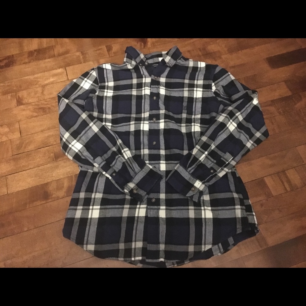 Men’s Chaps Flannel Button Up Shirt Size S